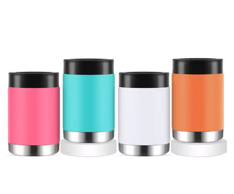 12 oz di birra in acciaio inossidabile a doppia parete raffreddatore per tazze da caffè stile minimalista
