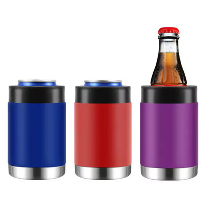 12 oz di birra in acciaio inossidabile a doppia parete raffreddatore per tazze da caffè stile minimalista