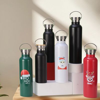 Bottiglia di acqua per bocca standard in acciaio inossidabile con flacone idrofilo con tappo flessibile