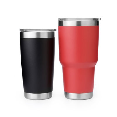 20 oz Metal Tumbler Blank Rosso con Capo di Slider Magnetico OEM ODM