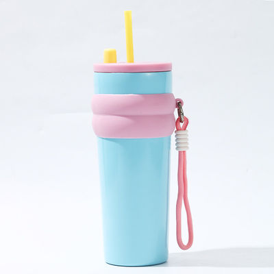 Stanley Quencher H2.0 Disegno personalizzato 40oz Tumbler con maniglia copertura di paglia