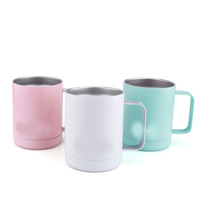 tazze di caffè dell'acciaio inossidabile 10oz con i coperchi, OEM della tazza isolato caffè accolto favorevolmente