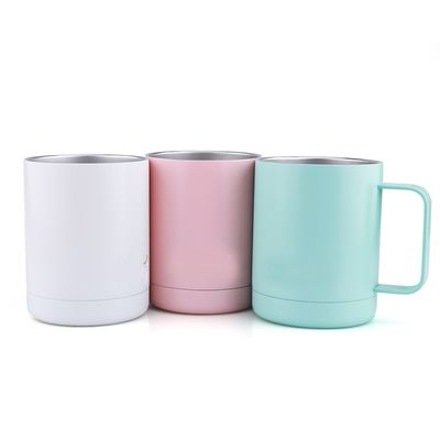 tazze di caffè dell'acciaio inossidabile 10oz con i coperchi, OEM della tazza isolato caffè accolto favorevolmente