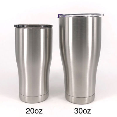 il doppio strato di 20oz 30oz ha isolato la bottiglia, tazza inossidabile di viaggio facile portare