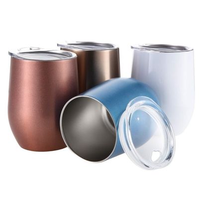 Il viaggio amichevole Stemless della tazza di caffè dell'acciaio inossidabile 9oz 12oz Eco ha isolato la tazza