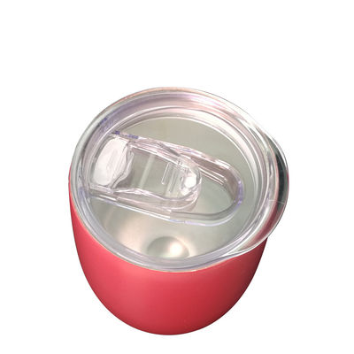 la tazza dell'acciaio inossidabile di 360ml 480ml con il coperchio, caffè ha isolato la stampa rossa della tazza