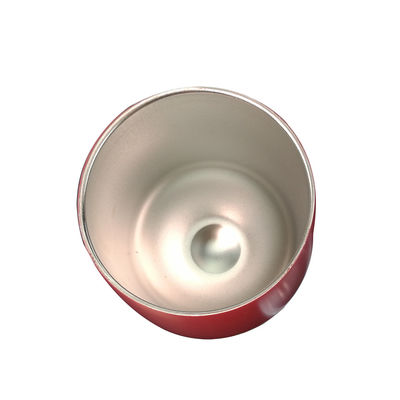 la tazza dell'acciaio inossidabile di 360ml 480ml con il coperchio, caffè ha isolato la stampa rossa della tazza