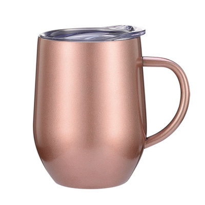 chiavetta doppia del caffè del guscio d'uovo della boccetta di vuoto dell'acciaio inossidabile 12oz