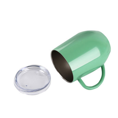 chiavetta doppia del caffè del guscio d'uovo della boccetta di vuoto dell'acciaio inossidabile 12oz
