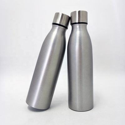 bottiglia inossidabile di sport di colore della natura 17oz, bottiglia di sport di vuoto con il coperchio di pop-up
