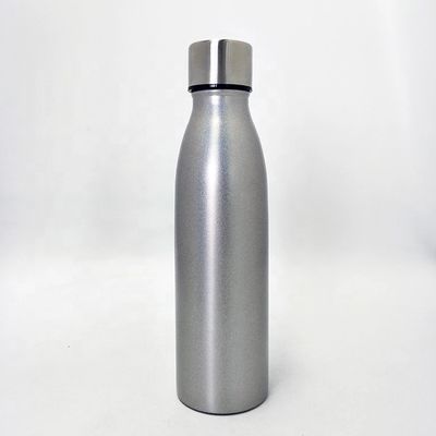 bottiglia inossidabile di sport di colore della natura 17oz, bottiglia di sport di vuoto con il coperchio di pop-up