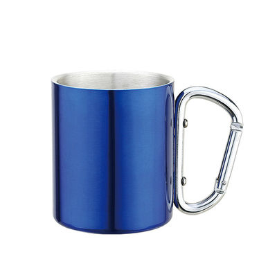220ml - tazza da caffè doppia dell'acciaio inossidabile 400ml con la maniglia di Carabiner
