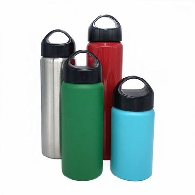 bocca della bottiglia di sport dell'acciaio inossidabile 12oz/17oz/20oz/25oz ampia con il cappuccio del ciclo
